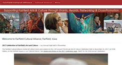 Desktop Screenshot of fairfieldculturaldistrict.org